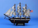 Wooden Star of India Tall Model Ship 7""