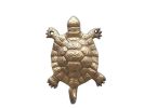 Antique Brass Turtle Hook 6""