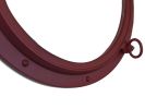 Dark Red Decorative Ship Porthole Window 24""