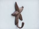 Antique Copper Starfish Hook 5""