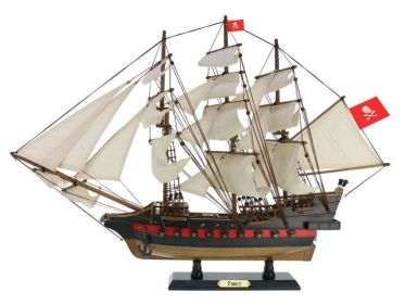 Wooden Henry Avery's Fancy White Sails Limited Model Pirate Ship 26""