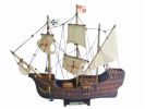 Wooden Santa Maria Tall Model Ship 14""