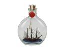 Mayflower Model Ship in a Glass Bottle 4"