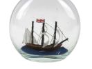 Mayflower Model Ship in a Glass Bottle 4"