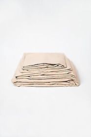 Omne Sleep 4-Piece Khaki Microplush and Bamboo California King Hypoallergenic (Default: Default)