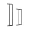 Wall Mounted Metal Bathroom Towel Rack, Set of 2,