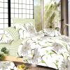 Blancho Bedding - [Green Lotus] 100% Cotton 7PC Bed In A Bag (Queen Size)