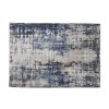 Grey Abstract Area Rug, 5' x 7'
