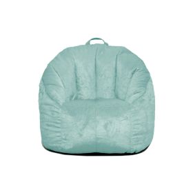 Joey Bean Bag Chair, Nylon Polyester, Kids and Teens, 2.5ft, Black (Color: Turquoise)