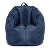 Joey Bean Bag Chair, Nylon Polyester, Kids and Teens, 2.5ft, Black
