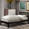 Wood Platform Bed with Headboard/Wood Slat Support,Twin