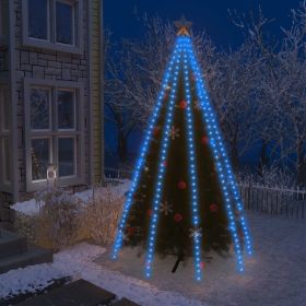 Christmas Tree Net Lights with 400 LEDs Blue 157.5" (Color: Blue)