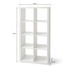 8-Cube Storage Organizer, White Texture