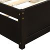 Twin size Platform Bed Wood Bed Frame with Trundle