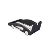 Twin Size Race Car-Shaped Platform Bed with Wheels