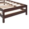 Solid Platform Bed Twin Size;  2 Twin Wood Bed Guest Bed Stackable Bed