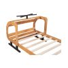 Twin Size Plane Shaped Platform Bed with Rotatable Propeller and Shelves