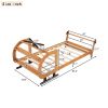 Twin Size Plane Shaped Platform Bed with Rotatable Propeller and Shelves