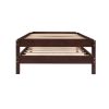 Solid Platform Bed Twin Size;  2 Twin Wood Bed Guest Bed Stackable Bed