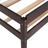 Solid Platform Bed Twin Size;  2 Twin Wood Bed Guest Bed Stackable Bed
