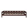 Solid Platform Bed Twin Size;  2 Twin Wood Bed Guest Bed Stackable Bed