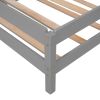 Solid Platform Bed Twin Size;  2 Twin Wood Bed Guest Bed Stackable Bed