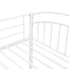 Twin Over Twin Metal Bunk Bed; Divided into Two Beds
