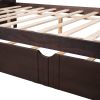 Full Size Daybed Wood Bed with Twin Size Trundle