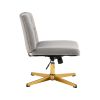 COOLMORE Home Office Desk Chair, Vanity Chair, Modern Adjustable Home Computer Executive Chair Swivel Task Chair for Small Space, Living Room, Make-up