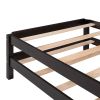 Solid Platform Bed Twin Size;  2 Twin Wood Bed Guest Bed Stackable Bed