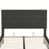 Upholstered Platform Bed with Underneath Storage; Full Size
