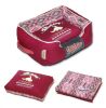Touchdog 70's Vintage-Tribal Throwback Diamond Patterned Ultra-Plush Rectangular-Boxed Dog Bed