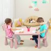 3 Pieces Multi Activity Kids Play Table and Chair Set