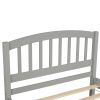 Twin size Platform Bed Wood Bed Frame with Trundle