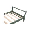 Twin Size Plane Shaped Platform Bed with Rotatable Propeller and Shelves