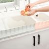 Kitchen Sink Splash Guard Suction Cup Sink Flap Water Barrier Washing Dishes Board Protector Basin Oil-Proof Splashproof Baffle Kitchen Sink Tool