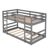 Twin Over Twin Bunk Bed with Ladder