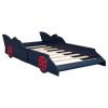 Twin Size Race Car-Shaped Platform Bed with Wheels