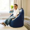 Joey Bean Bag Chair, Nylon Polyester, Kids and Teens, 2.5ft, Black