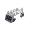 Twin Size Forklift Car-Shaped Loft Bed with Storage Shelves