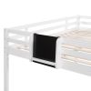 Full size Loft Bed Wood Bed with Slide;  Stair and Chalkboard