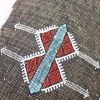 Moroccan Handwoven Cactus Silk Lumbar Pillow 14 x 36 Embroidered cushion