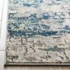 Madison Kebo Vintage Abstract Area Rug, Grey/Blue, 5'3" x 7'6"