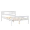 Full Size Wood Platform Bed with Headboard