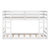 Twin Over Twin Bunk Bed with Ladder