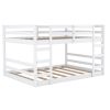 Twin Over Twin Bunk Bed with Ladder