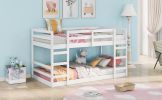 Twin Over Twin Bunk Bed with Ladder