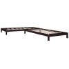 Solid Platform Bed Twin Size;  2 Twin Wood Bed Guest Bed Stackable Bed