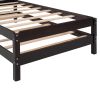 Solid Platform Bed Twin Size;  2 Twin Wood Bed Guest Bed Stackable Bed