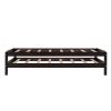 Solid Platform Bed Twin Size;  2 Twin Wood Bed Guest Bed Stackable Bed